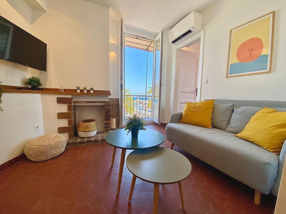 Sablettes Beach-Plage-Vue Mer-Centre Ville Menton Quarto foto
