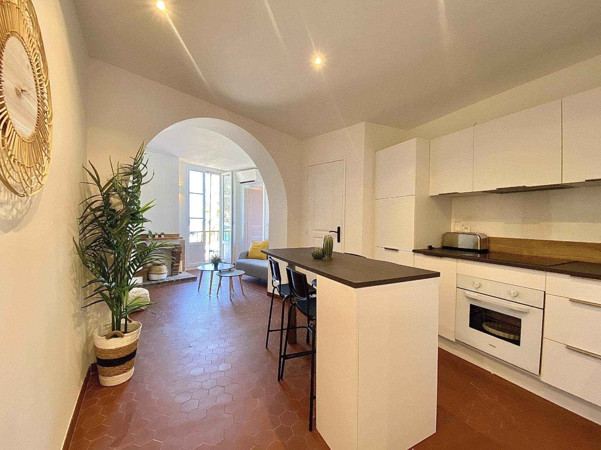 Sablettes Beach-Plage-Vue Mer-Centre Ville Menton Quarto foto